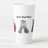 Father’s Day Gift for Dad \ Best Dad Ever カフェラテマグ (正面)