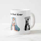 Father’s Day Gift for Dad \ Best Dad Ever ジャンボコーヒーマグカップ (正面右)