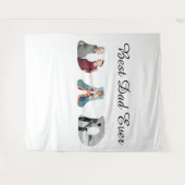 Father’s Day Gift for Dad \ Best Dad Ever タペストリー (正面(横))