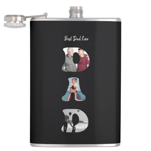Father’s Day Gift for Dad \ Best Dad Ever フラスク (オープン)