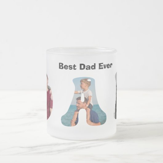 Father’s Day Gift for Dad \ Best Dad Ever フロストグラスマグカップ (中央)