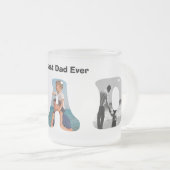 Father’s Day Gift for Dad \ Best Dad Ever フロストグラスマグカップ (正面右)