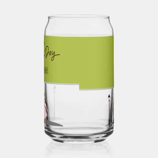 Father’s Day Gift for Dad | Custom Photo & Name ガラス缶 (左)