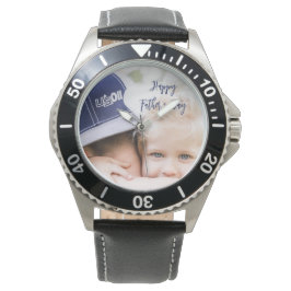 Father’s Day Gift for Dad | Custom Photo & Name 腕時計