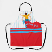 Father’s Day Gift for Supper Dad エプロン (正面)