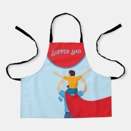 Father’s Day Gift for Supper Dad エプロン