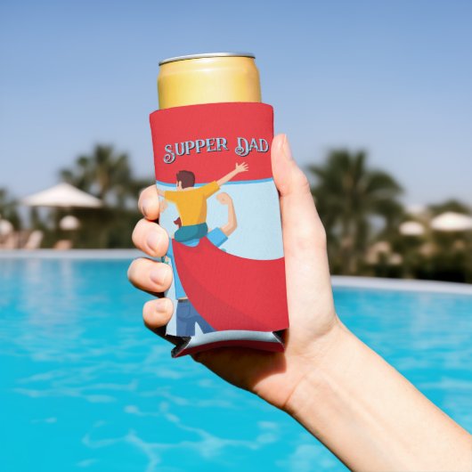 Father’s Day Gift for Supper Dad スリム缶クーラー (インサイチュ プール)