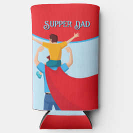 Father’s Day Gift for Supper Dad スリム缶クーラー