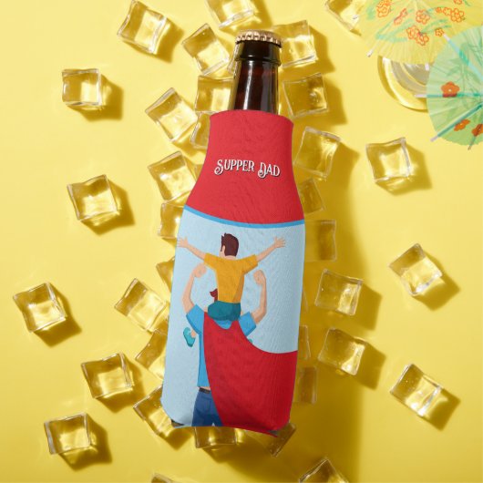 Father’s Day Gift for Supper Dad ボトルクーラー (インサイチュ 夏)