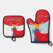 Father’s Day Gift for Supper Dad 鍋つかみ&鍋敷きセット (正面)