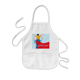 Father’s Day Gift for Supper Dad Apron 子供用エプロン