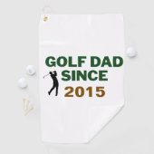 Father’s Day Golf Dad Since Year Design ゴルフタオル (インサイチュ)
