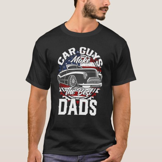 Father s Day Lowrider Hot Rod Tシャツ (正面)