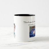 Father’s Day Mug, Medal-Pointing Doc Illustration ツートーンマグカップ (中央)