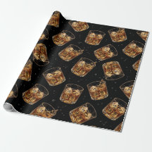 Father’s Day Whiskey Lover Wrapping Paper for Dad
