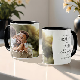 Father Scriptハート感謝の毎瞬写真 マグカップ