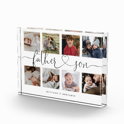 Father Sonハートスクリプト |フォトグリッドのコラージュ フォトブロック (右)