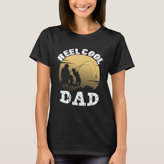 Father Son Fishing Cool Dad Best Dad Son Fishing Tシャツ (正面)