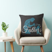 Father Son Strength Handshake Illustration クッション (椅子)