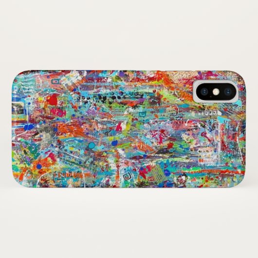 Father Time iPhoneケース Case-Mate iPhoneケース (裏面(横))