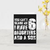 Father You Cant E Me I Have 6 Daughters And A Son  カード (黄色い花)