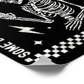 Fatherhood Some Days I Rock It Skeleton Dad Tour F ポスター (角)