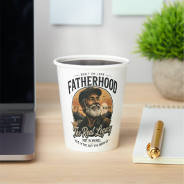 Fatherhood The Real Legacy ヴィンテージ父の日 紙コップ