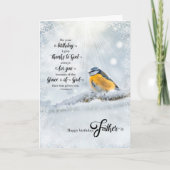 Father's Birthday 1 Corinthians Christian Verse カード (正面)