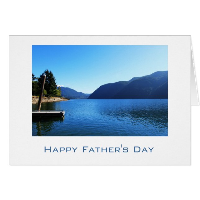 Father's Dayカードのテキストを追加する。横向き写真 (正面横)