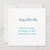 father's day 招待状 (裏面)