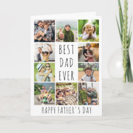 Father's Day 12枚の写真 モダン シーズンカード