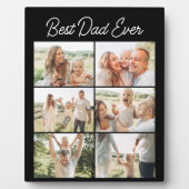 Father's Day 6 Photo Collage Best Dad Ever フォトプラーク (正面)