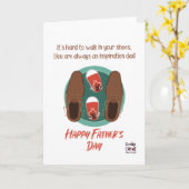 Father's Day - Appreciation カード (黄色い花)