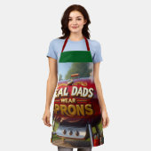 Father's Day BBQ エプロン (着用した状態)