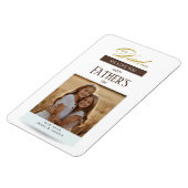 Fathers Day Best Dad Ever Photo マグネット (左側)