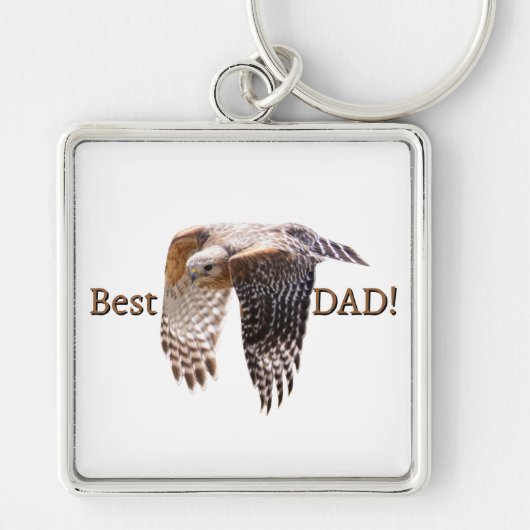 Father's Day "Best Dad" Hawk  キーホルダー (正面)