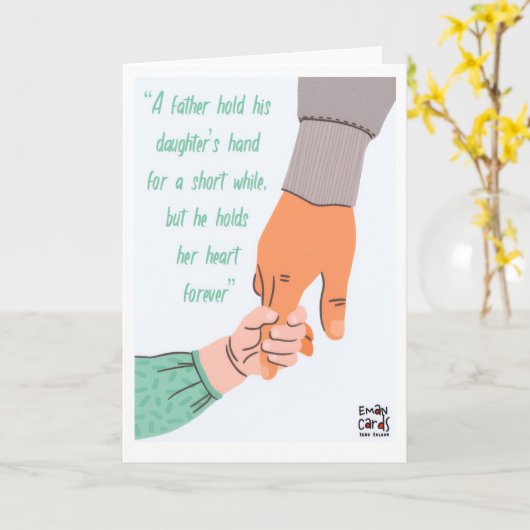 Father's Day - by a daughter カード (黄色い花)