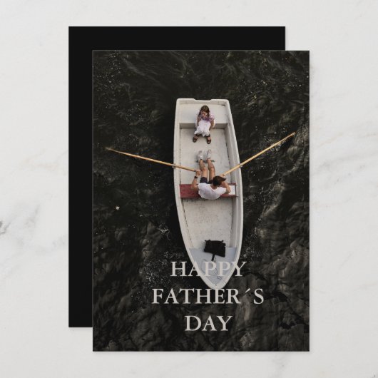 Fathers day card  招待状 (正面/裏面)
