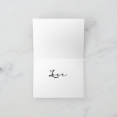 Father's Day card for First Father's Day カード (内部)