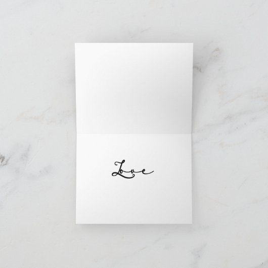 Father's Day card for First Father's Day カード (内部)