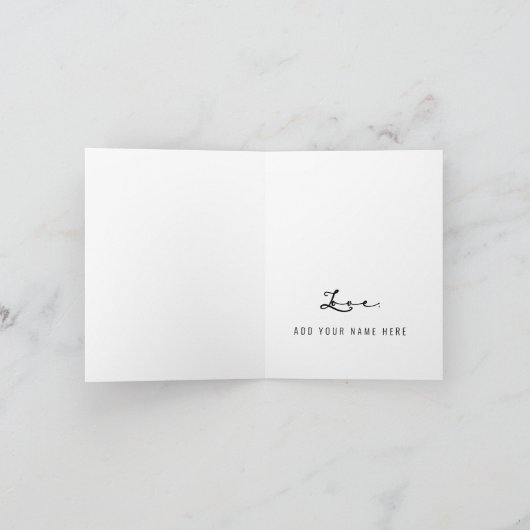 Father's Day card for First Father's Day カード (内部)