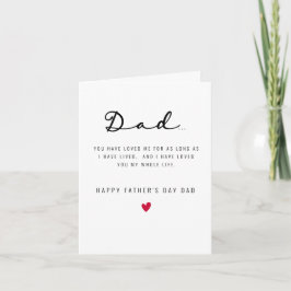 Father's Day card from Child カード