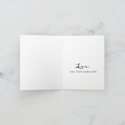 Father's Day card from Child カード (内部)