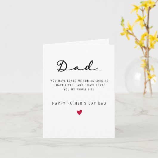 Father's Day card from Child カード (黄色い花)