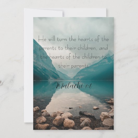 Father's Day Card - Religious - Christian - Bible シーズンカード (正面)