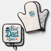 FATHER'S DAY CELEBRATION 鍋つかみ&鍋敷きセット (正面/裏面)