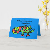 Father's Day Chameleon Card カード (黄色い花)