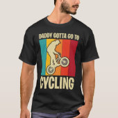 Father's Day  Cycling and Biking Dad 3 Tシャツ (正面)