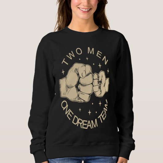 Father's Day Dad and Son Family Dad スウェットシャツ (正面)