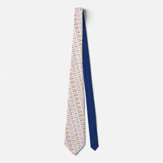 Father's Day Dad Custom Necktie Tie ネクタイ (正面)